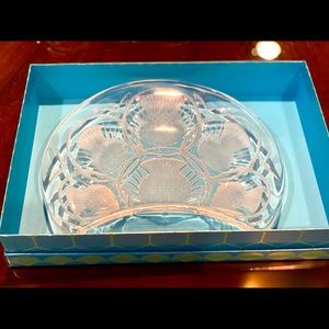 Lalique Crescent Plate Marked Lalique France